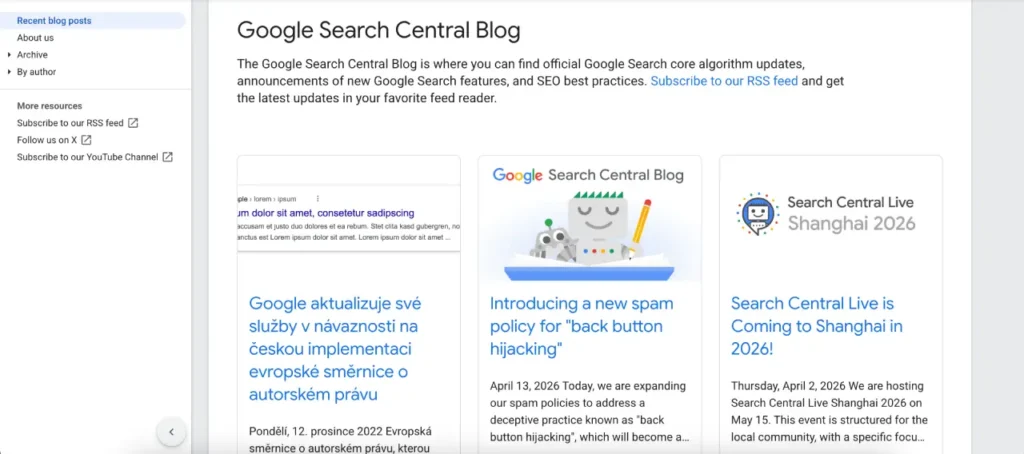 Google Central Blog